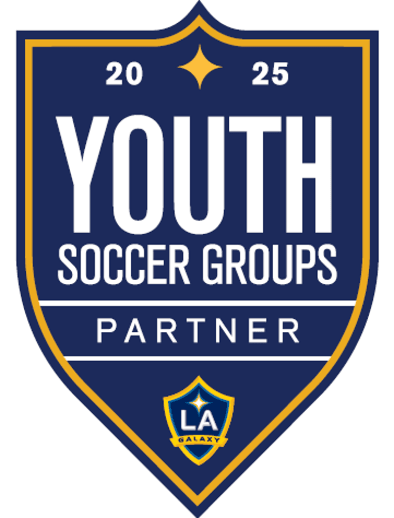 LA Galaxy 2025 Youth Soccer Groups Partner badge